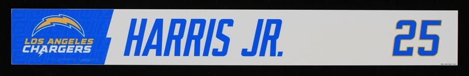 2020-2021 Chris Harris Jr. Los Angeles Chargers Locker Name Plate