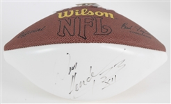 1998-2006 William Henderson Green Bay Packers Signed Football (JSA)