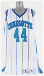 1999-2000 Derrick Coleman Charlotte Hornets Game Worn Home Jersey (MEARS A5)