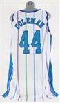 1999-2000 Derrick Coleman Charlotte Hornets Game Worn Home Jersey (MEARS A5)