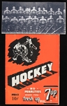 1945 Gordie Howe AK-Sar-Ben Knights vs Tulsa Oilers Game Program