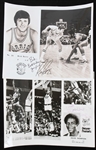 1970's Basketball Signed 8 x 10 Player Photos - Lot of 7 w/ Bill Walton, George Gervin, Bob Lanier & More (JSA)