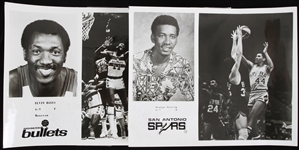 1970's Basketball Signed 8 x 10 Player Photos - Lot of 7 w/ Bill Walton, George Gervin, Bob Lanier & More (JSA)