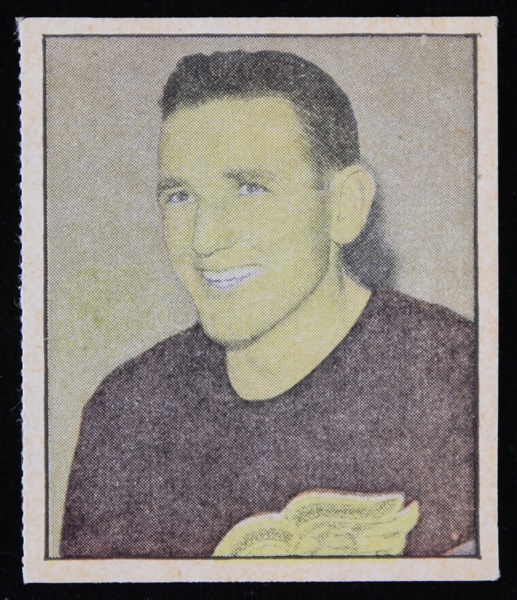 1951 Sid Abel Detroit Red Wings Hit Parade of Champions Hockey Trading Card