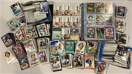 1970s-1990s Football Trading Cards, Framed Trading Cards, Green Bay Packers Photos and more (Lot of 2,500+)