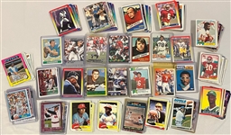 1970s-1990s Football Trading Cards, Framed Trading Cards, Green Bay Packers Photos and more (Lot of 2,500+)