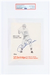 1960s Pete Rose Cincinnati Reds Signed Partridge Meats Advertisement (PSA Slabbed Authentic)