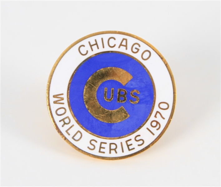 1970 Chicago Cubs 1 1/8" Ghost World Series Press Pin