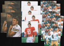 1990s-2000s Brett Favre Green Bay Packers / Southern Miss / High School 8" x 10" Photos - Lot of 32