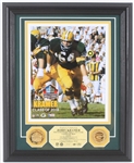 2018 Jerry Kramer Green Bay Packers 13" x 16" Framed Highland Mint Hall of Fame Display (0107/2018)