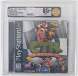 1999 Sony PlayStation Crash Team Racing Black Label Video Game (VGA Slabbed 85+ NM+) 