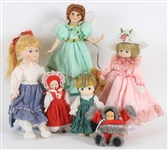 Porcelain Doll Collection (Lot of 6)