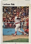 1977-78 Carlton Fisk Boston Red Sox 24" x 36" Poster