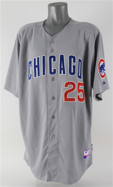 2015 Chris Bosio Chicago Cubs Game Worn Road Jersey (MEARS LOA/MLB Hologram)