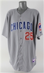2015 Chris Bosio Chicago Cubs Game Worn Road Jersey (MEARS LOA/MLB Hologram)