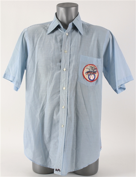 1980s American League Umpire Game Worn Shirt (MEARS LOA)