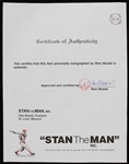 1990s Stan Musial St. Louis Cardinals Signed Stan The Man COA (JSA)