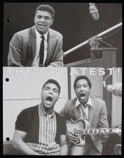 1999 Muhammad Ali I Am The Greatest Spoken Word Album Promotional Sheet (Troy Kinunen Collection)