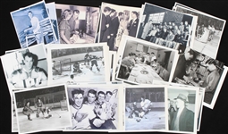 1980s-2000s Gordie Howe Detroit Red Wings 8" x 10" Photo Collection - Lot of 220+