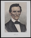 Abraham Lincoln 11x13 Currier and Ives Lithograph Reprint