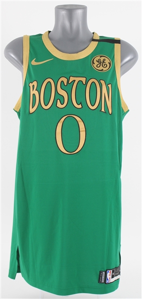 2020 Jayson Tatum Boston Celtics City Edition Jersey (MEARS A5) 