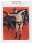 1970s Adam West Batman Signed 8" x 10" Photo (PSA Slabbed Authentic)