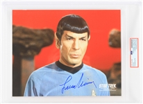 2001 Leonard Nimoy Spock Star Trek Signed 8" x 10" Photo (PSA Slabbed Authentic)