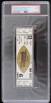 1975 Jacksonville Express Memphis Grizzlies WFL Gator Bowl Full Ghost Ticket (PSA Slabbed EX-MT 6)