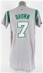 2016-17 Jaylen Brown Boston Celtics Game Worn Alternate Jersey (MEARS A5) Rookie Season
