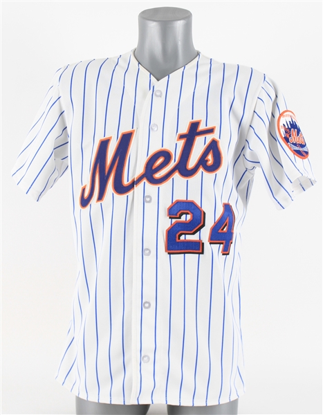 2000 Rickey Henderson New York Mets Home Jersey (MEARS LOA)