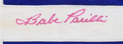 1950-51 Babe Parilli Kentucky Wildcats Signed Game Worn Jersey (MEARS A10/JSA/Parilli Letter) 