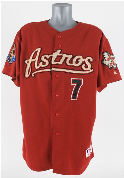 2003 Craig Biggio Houston Astros Game Worn Alternate Jersey (MEARS A10)