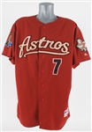 2003 Craig Biggio Houston Astros Game Worn Alternate Jersey (MEARS A10)
