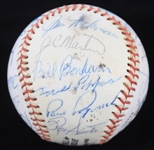 1971 Chicago Cubs Team Signed ONL Feeney Baseball w/ 24 Signatures Including Leo Durocher, Ernie Banks, Ron Santo & More (*Full JSA Letter*)