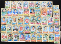 1970s Football & Hockey Trading Card Collection - Lot of 444 w/ Joe Namath, OJ Simpson, Johnny Unitas, Bobby Orr & More