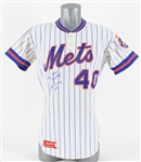 1980 Pat Zachry New York Mets Signed Game Worn Home Jersey (MEARS LOA/JSA)