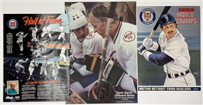 1970's-2000's Gordie Howe Detroit Red Wings & Detroit Tigers Memorabilia Collection - Lot of 14 w/ Posters, Signed Lithographs & More (JSA)