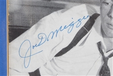 1939 Joe DiMaggio New York Yankees Signed 13 x 17 Framed Model Builder Magazine (JSA)