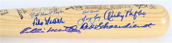 1957 World Series Champion Milwaukee Braves Multi Signed Adirondack Commemorative Bat w/ 16 Signatures Including Warren Spahn, Eddie Mathews, Del Crandall & More (JSA)