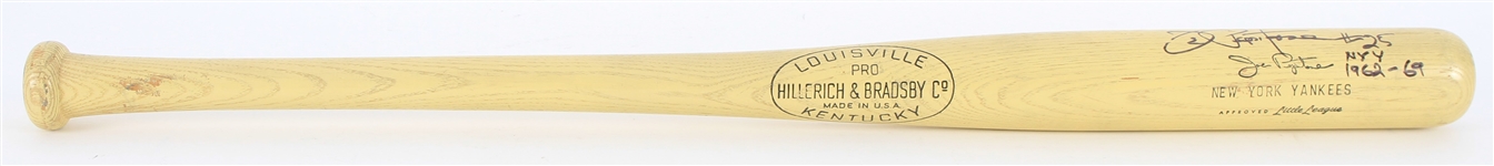 1960's Joe Pepitone New York Yankees Signed Louisville Slugger Little League Bat (JSA)