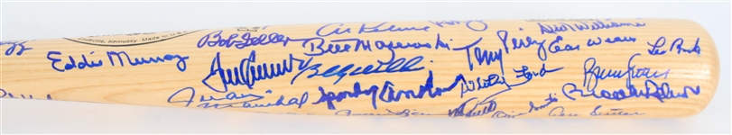 2009 Robin Yount Personal Collection Multi Signed Louisville Slugger Hall of Fame Induction Bat w/ 40+ Signatures Including Tom Seaver, Yogi Berra, Sandy Koufax & More (JSA/Yount Lettter)