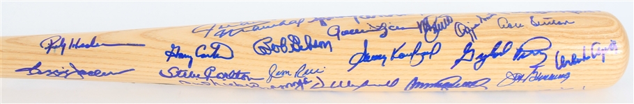 2009 Robin Yount Personal Collection Multi Signed Louisville Slugger Hall of Fame Induction Bat w/ 40+ Signatures Including Tom Seaver, Yogi Berra, Sandy Koufax & More (JSA/Yount Lettter)