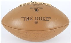 1966 Green Bay Packers Super Worlds Champs Facsimile Team Signed Pete Rozelle The Duke Football