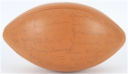 1971-74 Green Bay Packers Facsimile Team Signed ONFL Rozelle Football