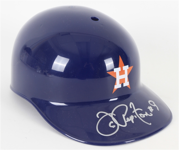 1970s Joe Pepitone Houston Astros Signed Souvenir Batting Helmet (JSA)