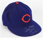 1980s Andy Pafko Chicago Cubs Dual Signed Throwback Cap (JSA)