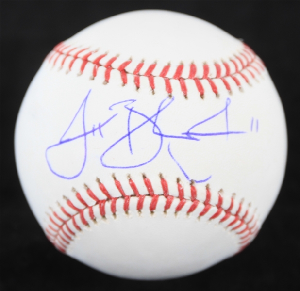2014 Jarrett Boykin Green Bay Packers Signed OML Selig Baseball (JSA)