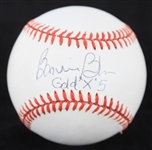 1995-99 Bonnie Blair Gold Medal Olympic Speed Skater Signed ONL Coleman Baseball (JSA)