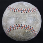 1920s Babe Ruth / Lou Gehrig New York Yankees Ultimate Signed Baseball Display 46 x 30 x 7 (PSA/DNA)
