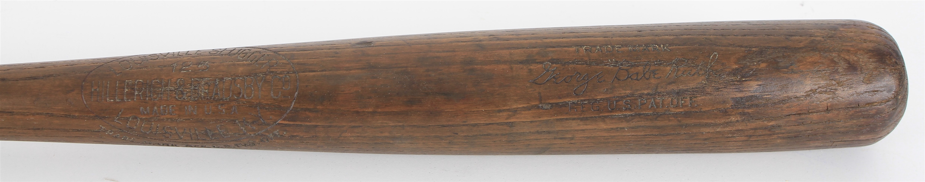 1921-31 George "Babe" Ruth New York Yankees H&B Louisville Slugger Professional Model Bat (MEARS Authentic)